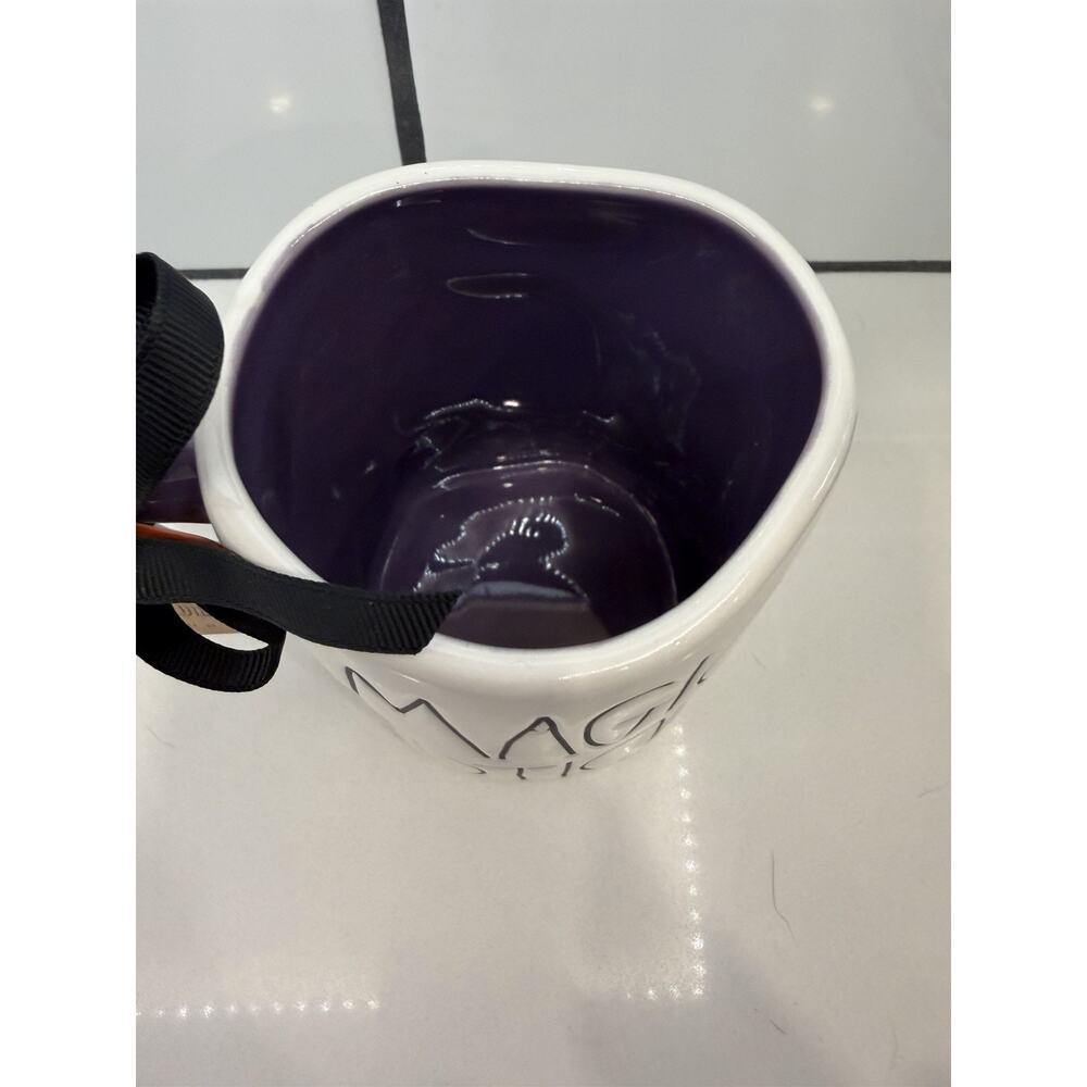 New Rae Dunn Peanuts Halloween SNOOPY Witch Magic Potion Crystal Ball Purple Mug - Picture 3 of 3